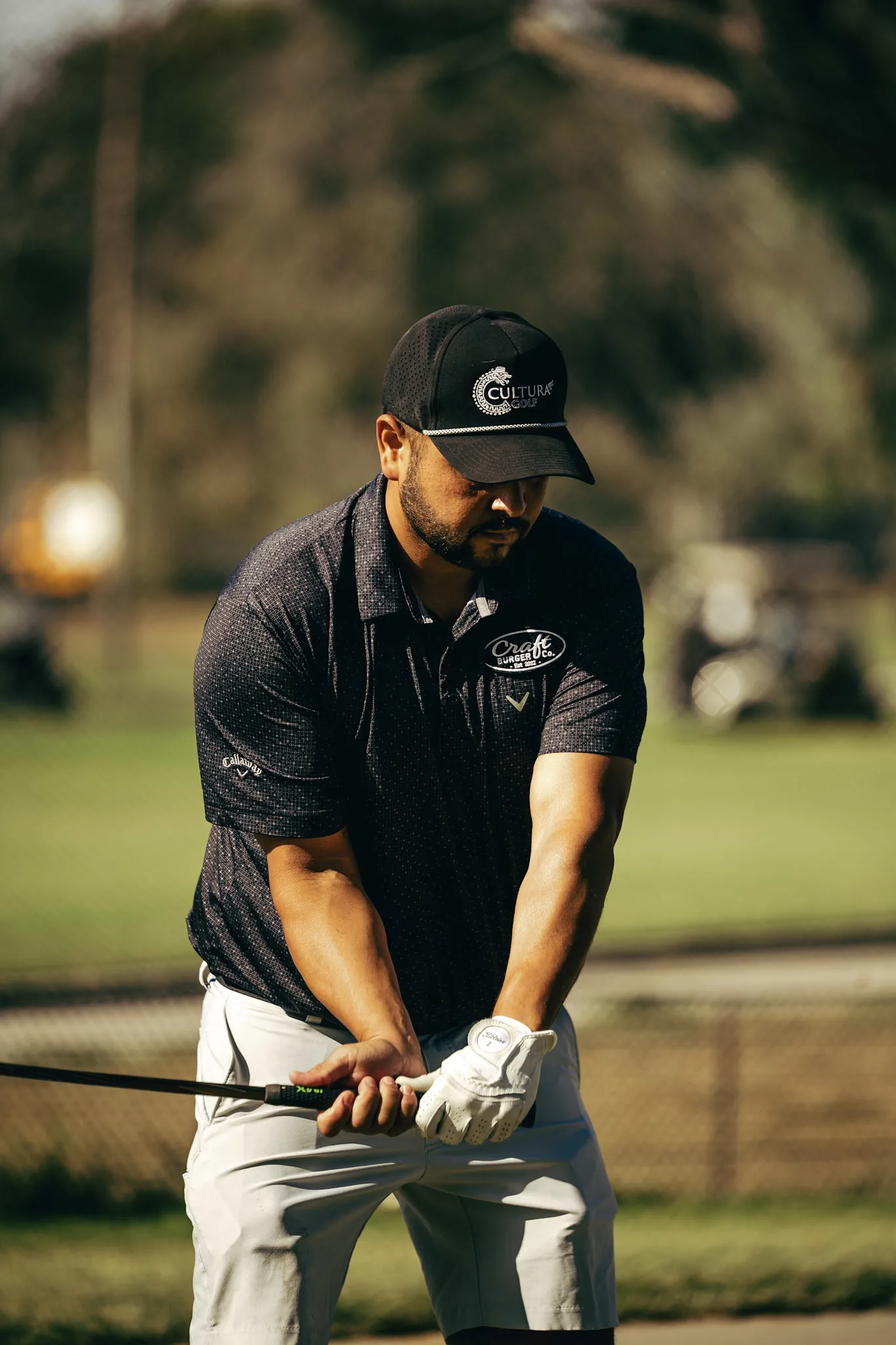 A Cultura Golf member on the course